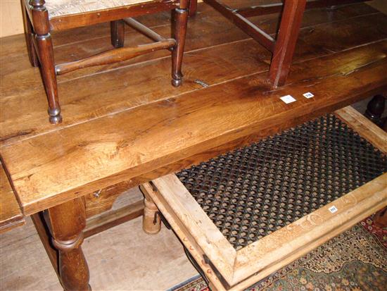 Oak refectory table